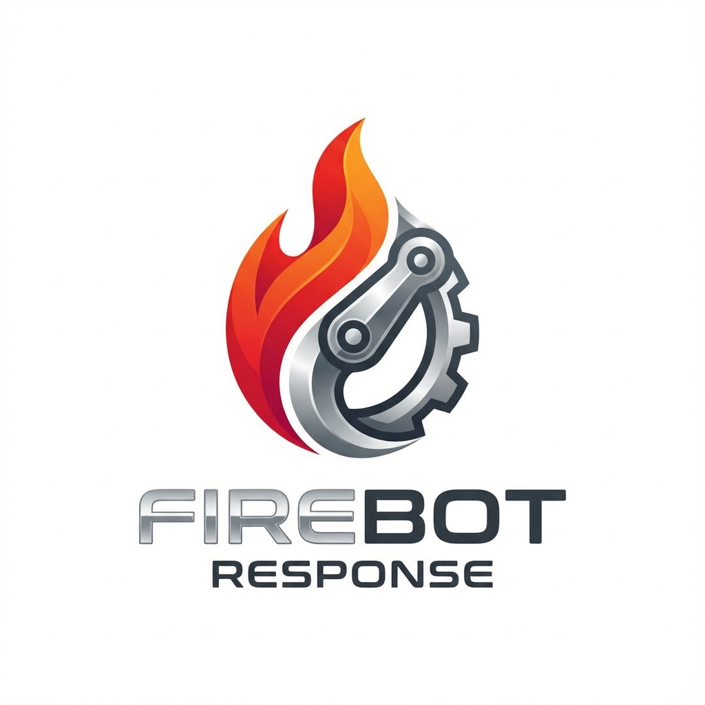 Fire Robot Logo
